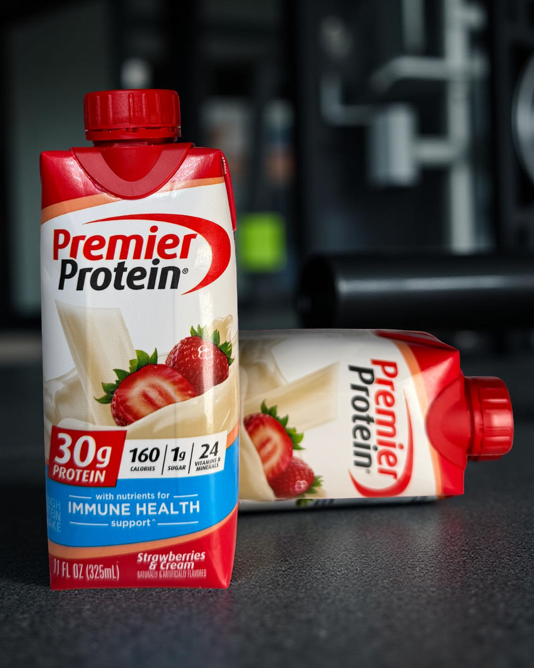 P6: Premier Protein Batido, Fresa, 11.5 Oz líq. (325 ml), 30 grs de proteína. (caja de 15 uds.)